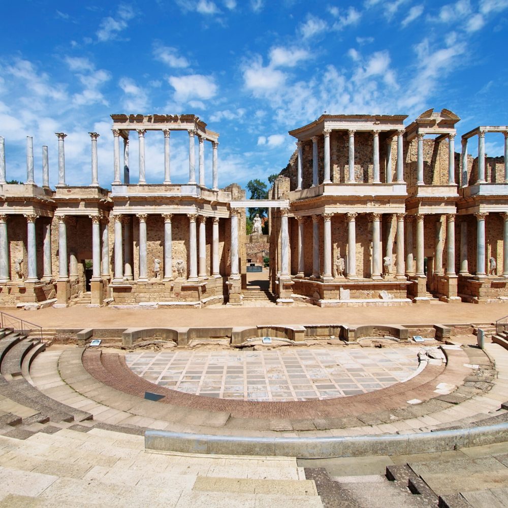 The Roman Theatre (Teatro Romano), Merida, Extremadura (Spain)